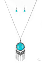 Load image into Gallery viewer, Rural Rustler Blue Turquoise Necklace
