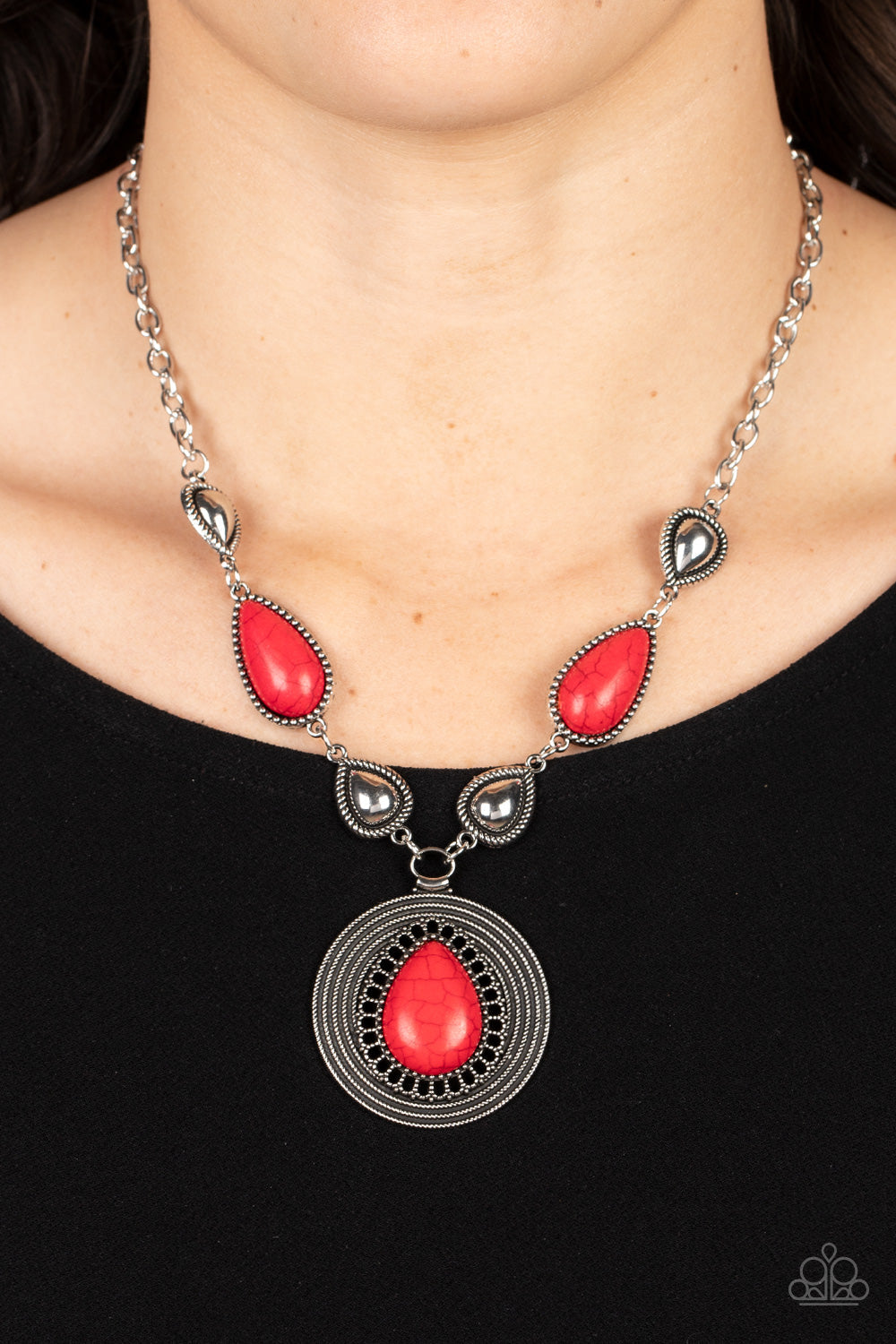 Saguaro Soul Trek Red Necklace