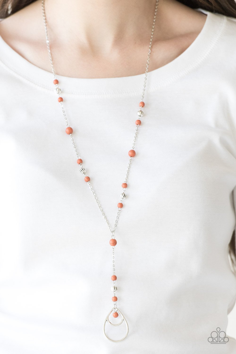 Sandstone Savannah's Orange Necklace