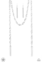 Load image into Gallery viewer, Scarfed for Attention Silver Necklace
