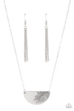 Load image into Gallery viewer, Cool, Palm and Collected Silver Necklace
