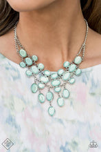 Load image into Gallery viewer, Serene Gleam Blue Necklace
