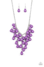 Load image into Gallery viewer, Serenely Scattered Purple Necklace
