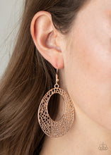 Load image into Gallery viewer, Serenely Shattered Rose Gold Earrings
