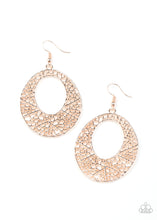 Load image into Gallery viewer, Serenely Shattered Rose Gold Earrings
