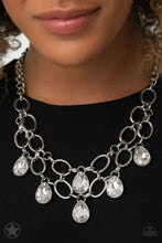Load image into Gallery viewer, Show-Stopping Shimmer White Necklace
