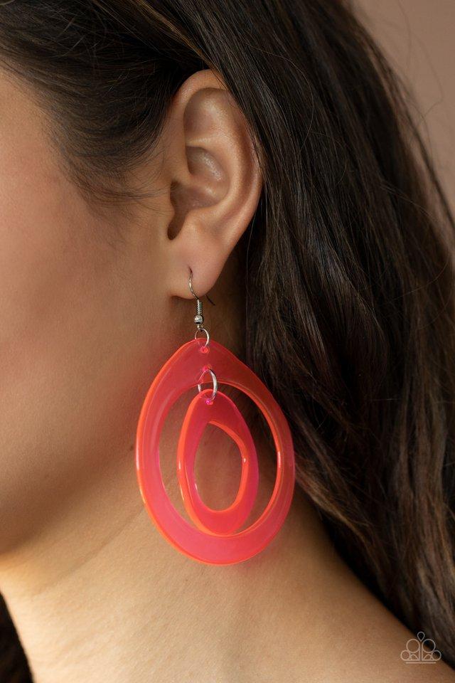 Show Your True Neons Pink Earrings