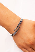 Load image into Gallery viewer, Sideswiping Shimmer Blue Bracelet

