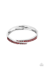 Load image into Gallery viewer, Sideswiping Shimmer Red Bracelet

