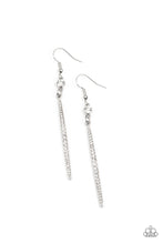 Load image into Gallery viewer, Skyscraping Shimmer White Earrings
