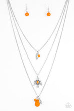 Load image into Gallery viewer, Soar With the Eagles Orange Necklace
