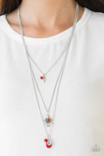 Load image into Gallery viewer, Soar With The Eagles Red Necklace
