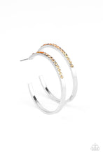 Load image into Gallery viewer, Somewhere Over the Ombre Brown Hoop Earrings
