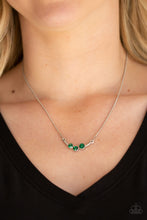 Load image into Gallery viewer, Sparkling Stargazer Green Necklace

