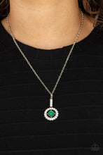 Load image into Gallery viewer, Springtime Twinkle Green Necklace
