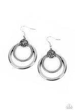 Load image into Gallery viewer, Spun Out Opulence Silver Earrings
