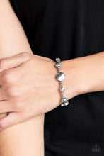 Load image into Gallery viewer, Starry-Eyed Elegance Silver Bracelet

