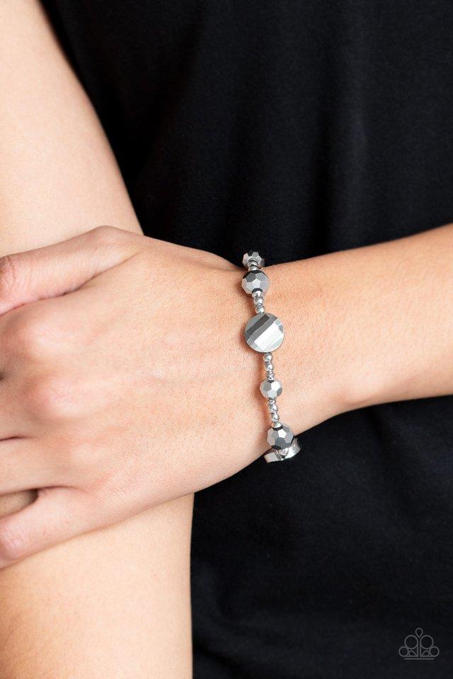 Starry-Eyed Elegance Silver Bracelet