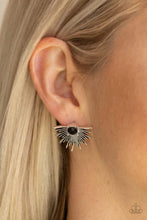 Load image into Gallery viewer, Starry Light Black Post Earrings
