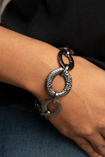 Load image into Gallery viewer, Steel The Show Black Bracelet
