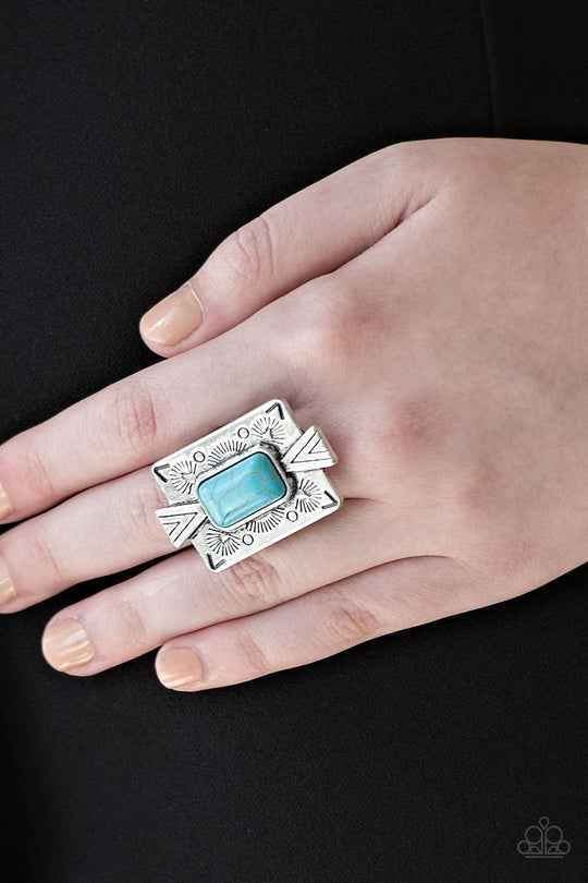 Stone Cold Couture Blue Ring