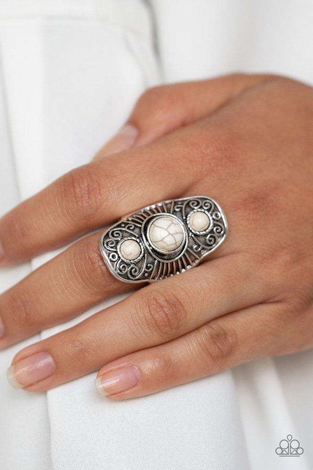 Stone Oracle White Ring