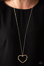 Load image into Gallery viewer, Straight From The Heart Gold Necklace
