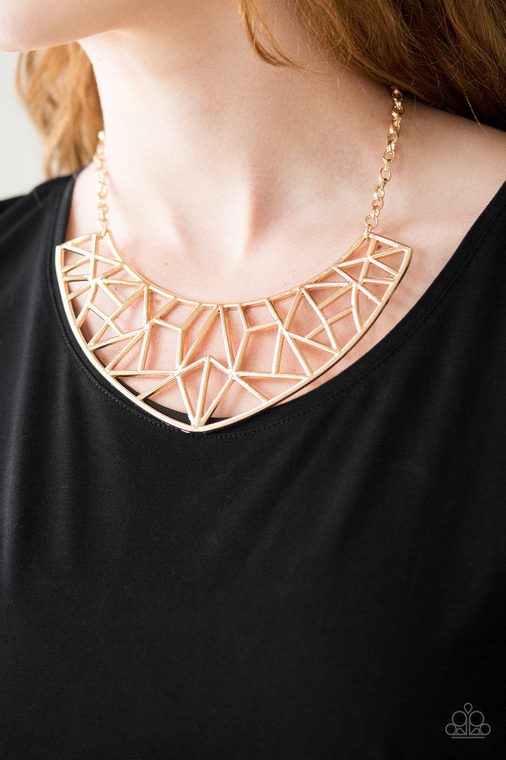 Strike While Haute Gold Necklace
