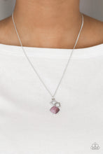 Load image into Gallery viewer, Stylishly Square Purple Necklace
