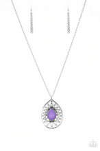 Load image into Gallery viewer, Summer Sunbeam Purple Necklace
