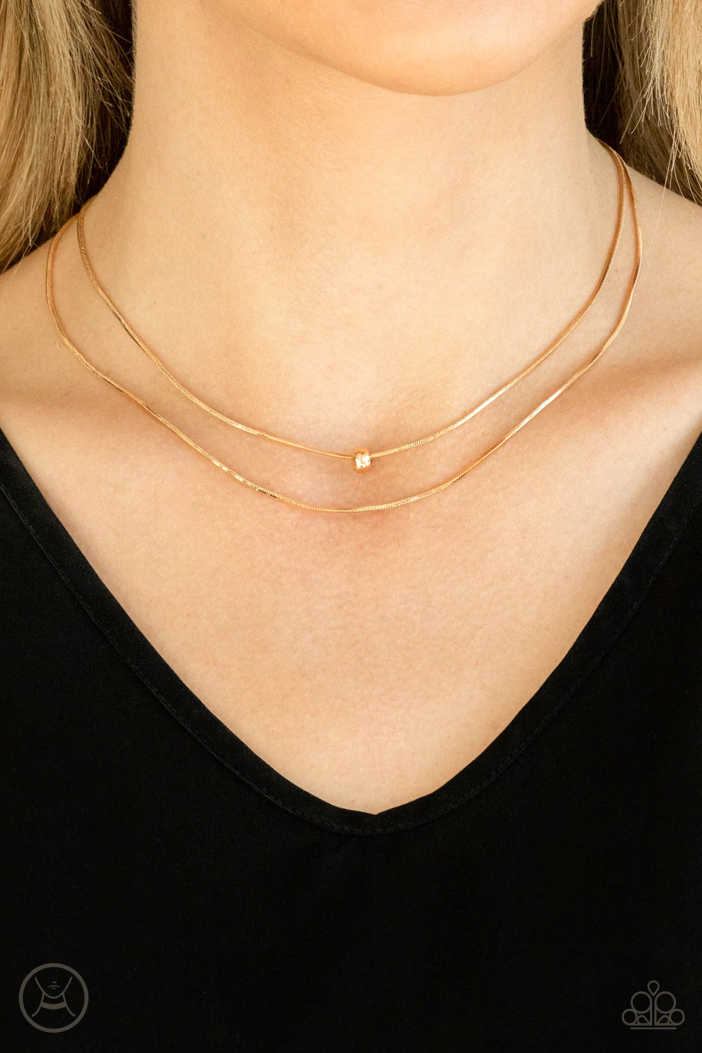 Super Slim Gold Choker Necklace