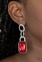 Load image into Gallery viewer, Superstar Status Red Post Earrings
