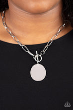 Load image into Gallery viewer, Tag Out Silver Necklace

