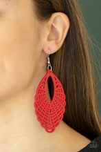 Load image into Gallery viewer, Tahiti Tankini Red Earrings
