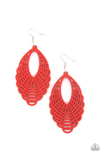Load image into Gallery viewer, Tahiti Tankini Red Earrings

