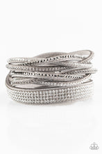 Load image into Gallery viewer, Taking Care Of Business Silver Urban Wrap Bracelet
