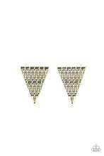 Load image into Gallery viewer, Terra Tricolor Brass Post Earrings
