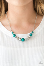 Load image into Gallery viewer, The Big-Leaguer Green Necklace
