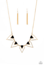 Load image into Gallery viewer, The Pack Leader Black and Gold Necklace
