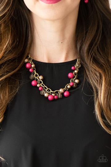 The Grit Crowd Pink Necklace