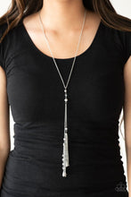 Load image into Gallery viewer, Timeless Tassels Silver Necklace
