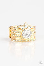 Load image into Gallery viewer, Top Dollar Bling Gold Ring

