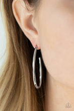 Load image into Gallery viewer, Totally Hooked Silver Hoop Earrings
