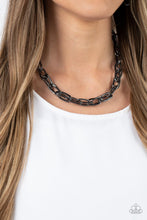 Load image into Gallery viewer, Tough Call Black Necklace
