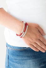 Load image into Gallery viewer, Tourist Trap Red Bracelet
