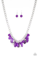 Load image into Gallery viewer, Treasure Shore Purple Necklace
