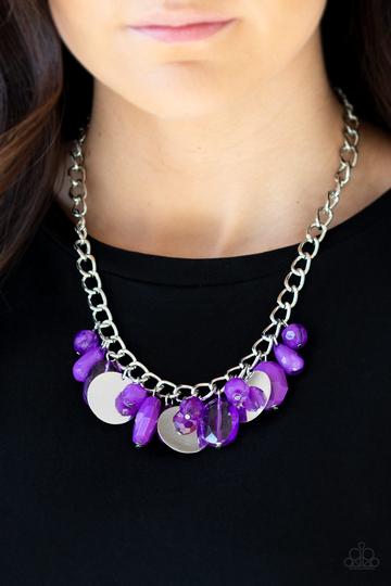 Treasure Shore Purple Necklace
