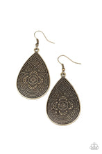 Load image into Gallery viewer, Tribal Takeover Brass Earrings
