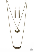 Load image into Gallery viewer, Tribal Trek Brass Necklace
