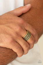 Load image into Gallery viewer, Tycoon Tribe Brass Urban Ring
